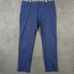 Rhone Pants Mens 36x31 Blue Commuter Classic Fit Stretch Chino Casual Travel